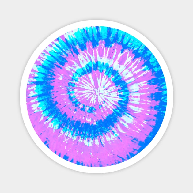 Tie Dye Spiral Magnet by TheRealFG